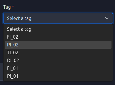 Tag Dropdown