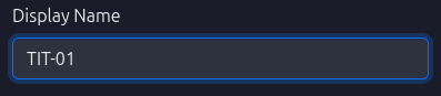 Display Name Field