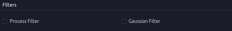Filter Configuration