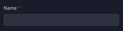 Name Field