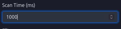 Scan Time Configuration