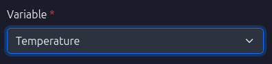Variable Selected