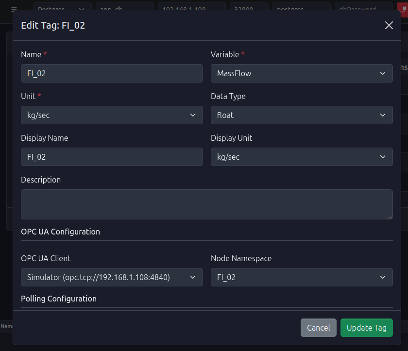 Edit Tag Form
