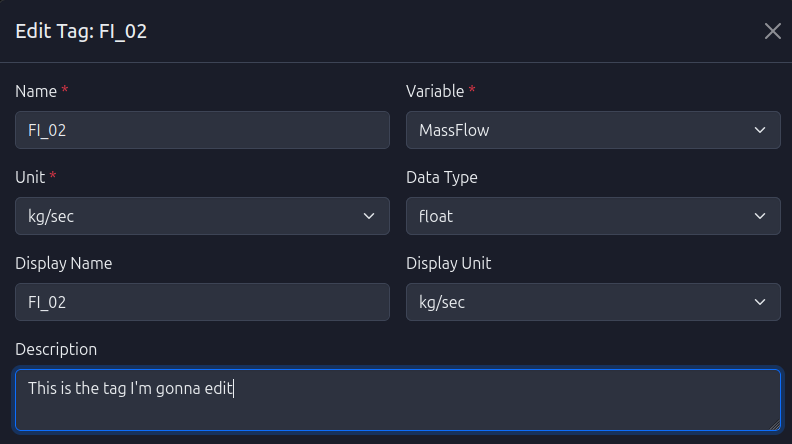 Description Field