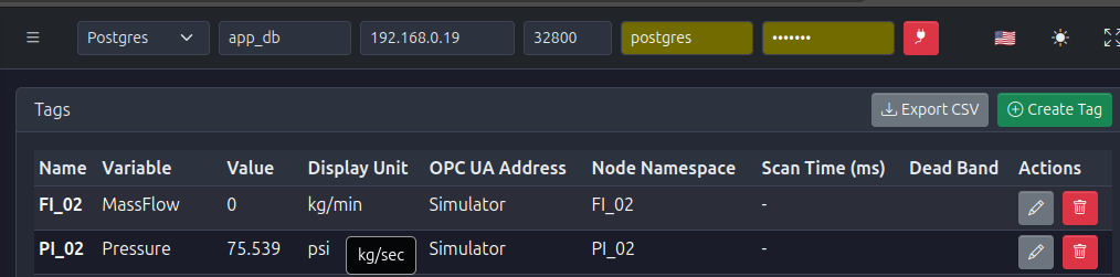 Edit Tag Completed