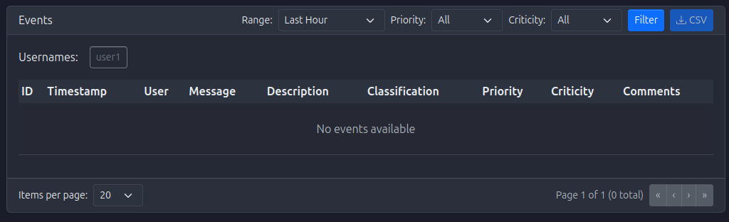 Events Empty State