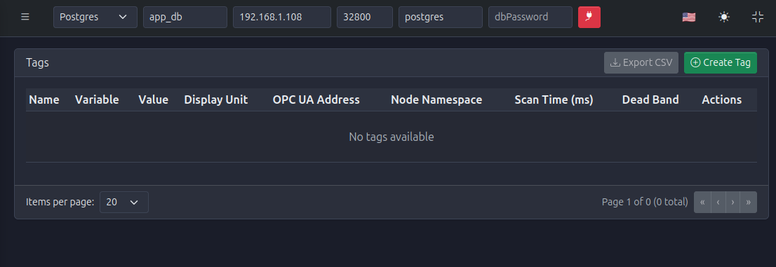 Tags Empty Page